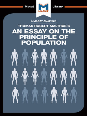 cover image of An Analysis of Thomas Robert Malthus's an Essay on the Principle of Population